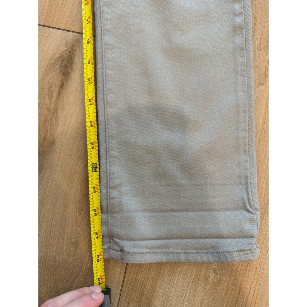 Paige Brigitte Slim Straight Leg Jeans Taupe Grey‎ Mens 31 Stretch Denim Pants - Picture 8 of 8